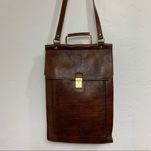 Genuine Leather Vintage Ace Co. Ltd. Messenger Bag